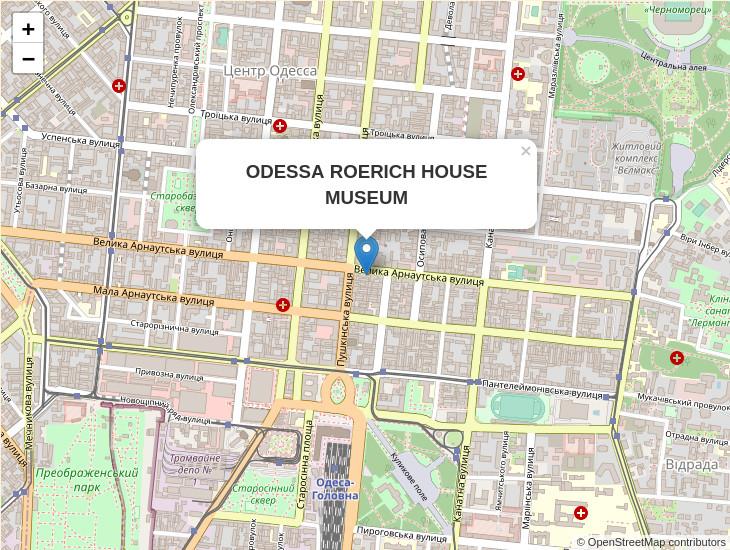 Odessa Roerich House Museum on the map